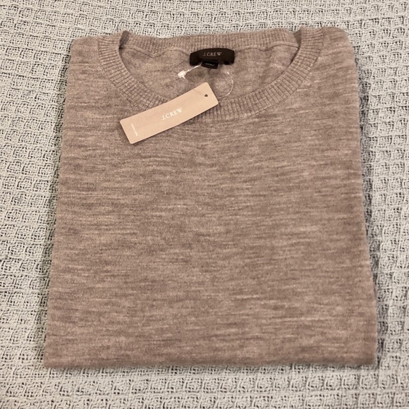 J.Crew Grey Merino Wool Sweater, Sz. M - Picture 7 of 7